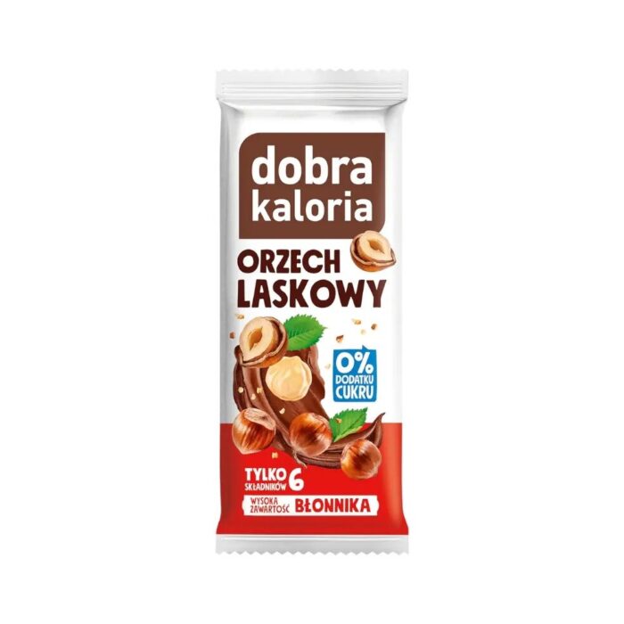 Baton daktylowy orzech laskowy bez cukru 35g DOBRA KALORIA - obrazek 2