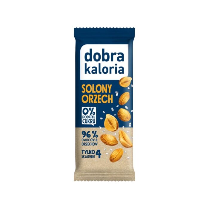 Baton daktylowy solony orzech bez cukru 35g DOBRA KALORIA - obrazek 2