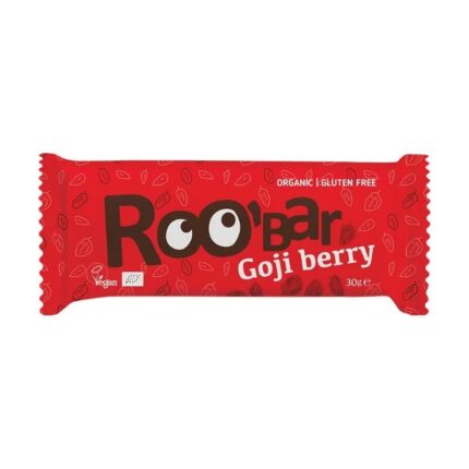 Baton owocowo- orzechowy RAW z jagodami goji 30g ROOBAR BIO