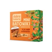 Mini batoniki z nerkowców à la ciasto marchewkowe bez cukru 102g DOBRA KALORIA - obrazek 2