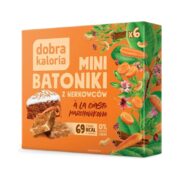 Mini batoniki z nerkowców à la ciasto marchewkowe bez cukru 102g DOBRA KALORIA
