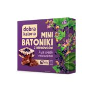 Mini batoniki z nerkowcami à la ciasto porzeczkowe bez cukru 102g DOBRA KALORIA - obrazek 2