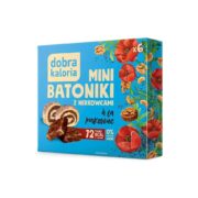 Mini batoniki z nerkowcami à la makowiec bez cukru 102g DOBRA KALORIA - obrazek 2