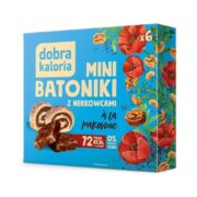 Mini batoniki z nerkowcami à la makowiec bez cukru 102g DOBRA KALORIA