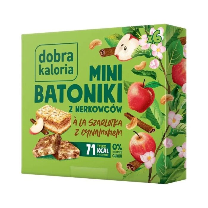 batoniki-d-kaloria-mini-ala-szarlotka-z-nerkowcow-102g-6x17g-ek-2.jpg Mini batoniki z nerkowców à la szarlotka z cynamonem bez cukru 102g DOBRA KALORIA - obrazek 1