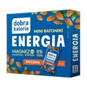 Mini batoniki Energia z migdałami bez cukru 102g DOBRA KALORIA