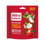 Mini batoniki Jabłko & cynamon bez cukru 108g DOBRA KALORIA - obrazek 2
