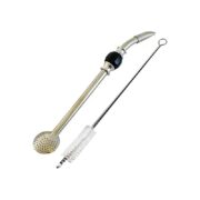 Bombilla Bola 21cm czarna kulka