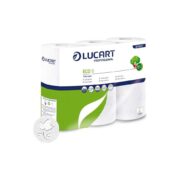 Papier toaletowy biały 100% z recyklingu 6 rolek LUCART - obrazek 2