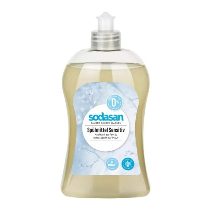 c-sodasan-plyn-do-naczyn-sensitive-500ml-2.jpg Płyn do mycia naczyń delikatny 500ml SODASAN - obrazek 1