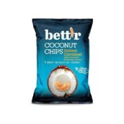 Chipsy kokosowe z solonym karmelem 40g BETTR BIO