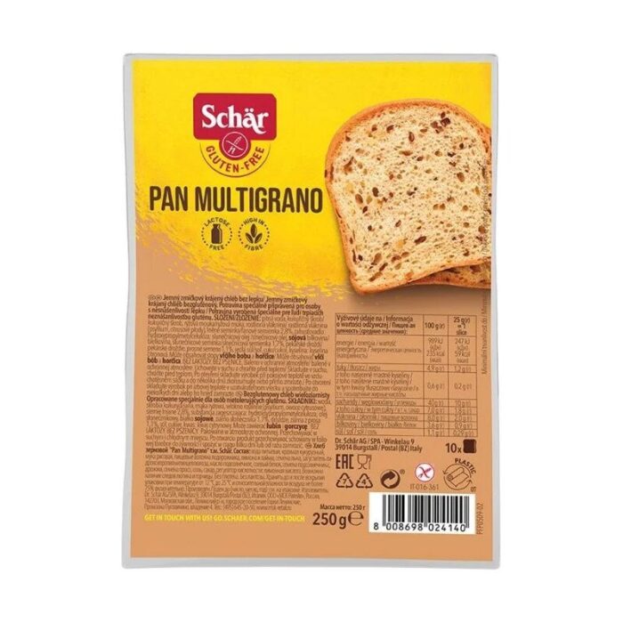 chleb-schar-bezglut-pan-multigrano-wieloziarnisty-250g-2.jpg Chleb wieloziarnisty krojony bezglutenowy 250g SCHÄR - obrazek 1