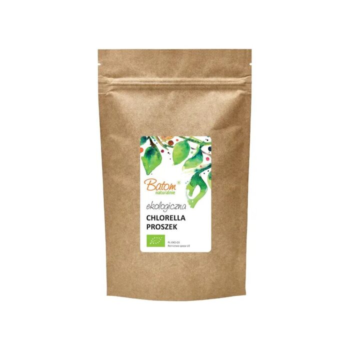 Chlorella proszek 300g BATOM BIO - obrazek 2