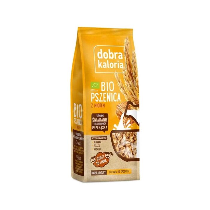 Chrupiąca pszenica z miodem 140g DOBRA KALORIA BIO - obrazek 2