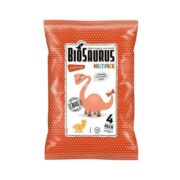 Chrupki kukurydziane bezglutenowe z ketchupem 4 x 15g BIOSAURUS BIO