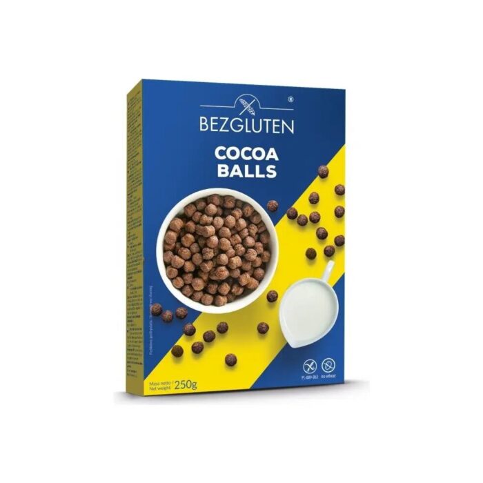 Płatki śniadaniowe kulki kakaowe bezglutenowe 250g BEZGLUTEN - obrazek 2