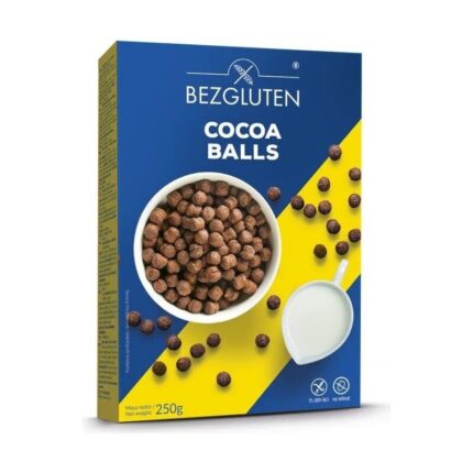 Płatki śniadaniowe kulki kakaowe bezglutenowe 250g BEZGLUTEN