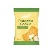 Ciasteczko miękkie pistacjowe z białą czekoladą bez cukru 45g FRANK&OLI - obrazek 2