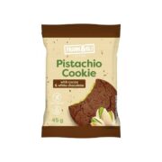 Ciasteczko miękkie pistacjowe z kakao i białą czekoladą bez cukru 45g FRANK&OLI - obrazek 2