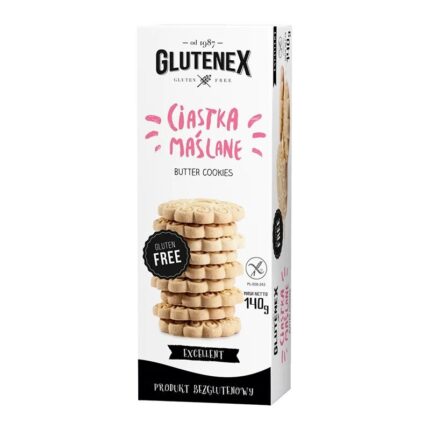Ciastka maślane bezglutenowe 140g GLUTENEX