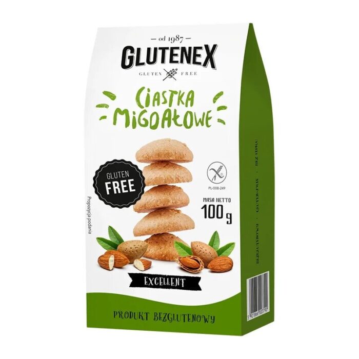 ciastka-glutenex-migdalowe-bezglutenowe-100g-2.jpg Ciastka migdałowe bezglutenowe 100g GLUTENEX - obrazek 1