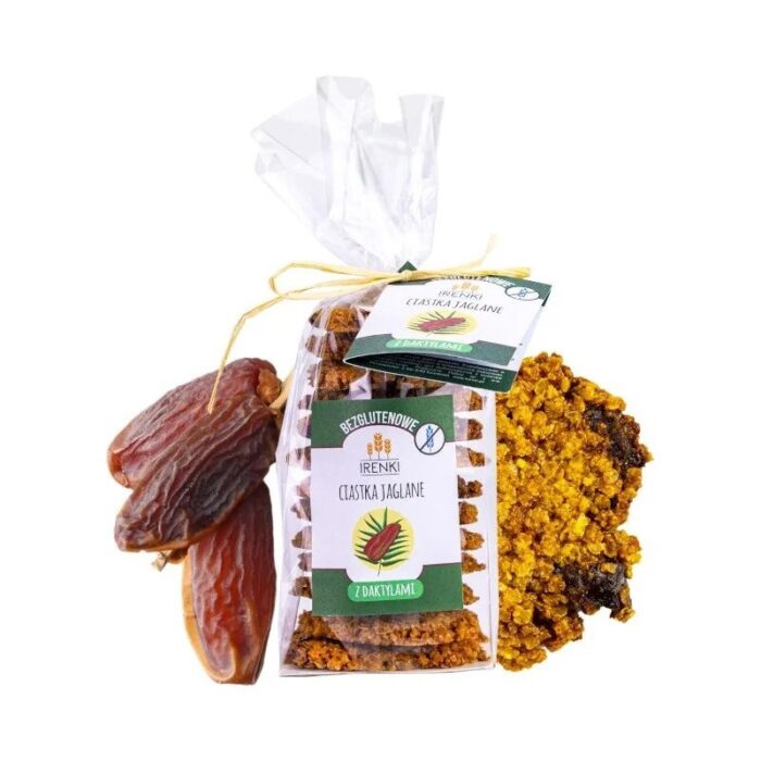 Ciastka jaglane z daktylami 175g IRENKI - obrazek 1