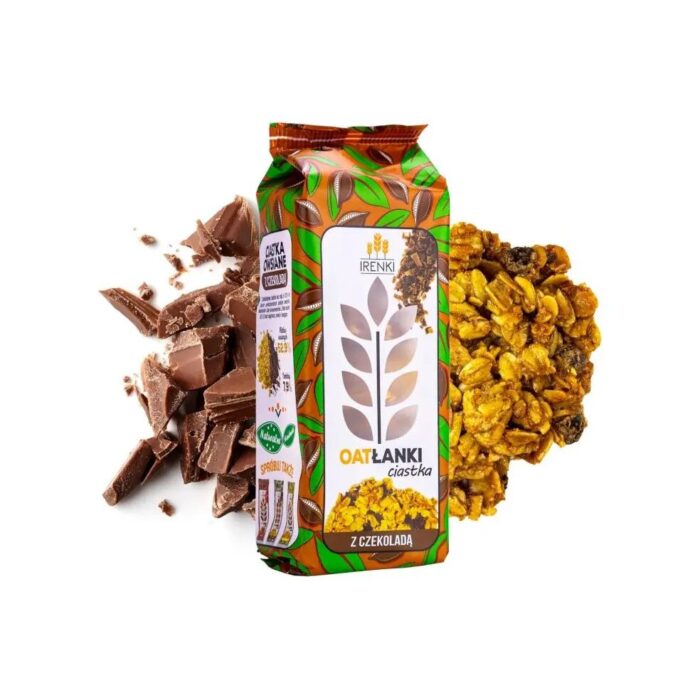 Ciastka owsiane z czekoladą 150g IRENKI - obrazek 2