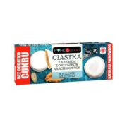 Ciastka z kremem orzechowym w polewie mlecznej bez cukru 128g PURE&GOOD - obrazek 2