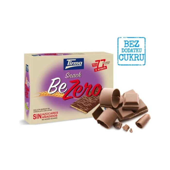 Ciastka w czekoladzie mlecznej bez cukru 105g TIRMA - obrazek 2