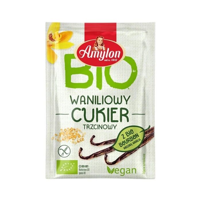cukier-waniliowy-20gamylonbio-2.jpg CUKIER Z WANILIĄ BOURBON BEZGLUTENOWY BIO 20 g - AMYLON - obrazek 1