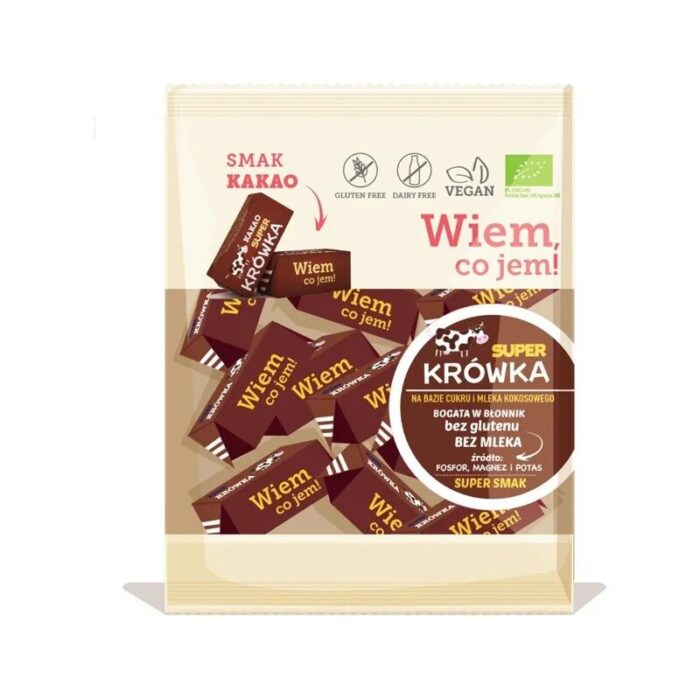 KRÓWKI KAKAOWE BEZMLECZNE BEZGLUTENOWE BIO 150 g - ME GUSTO (SUPER KRÓWKA) - obrazek 1