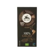 TABLICZKA GORZKA 100 % KAKAO BIO 50 g - ALCE NERO - obrazek 2