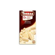 Czekolada biała bez cukru 75g TORRAS - obrazek 2