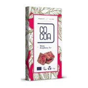 Tabliczka czekolada biała malinowa 45g COCOA BIO