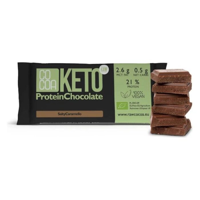 czekolada-cocoa-keto-protein-slony-karmel-40g-bio-bp-2.jpg CZEKOLADA PROTEINOWA O SMAKU SŁONEGO KARMELU KETO BIO 40 g - COCOA - obrazek 1
