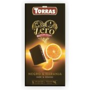 Czekolada gorzka z pomarańczą bez cukru 125g TORRAS ZERO