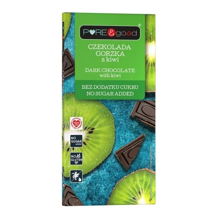 czekolada-pure-good-gorzka-z-kiwi-bezglut-75g-10-me-2.jpg Czekolada gorzka z kiwi bez cukru 75g PURE&GOOD - obrazek 1