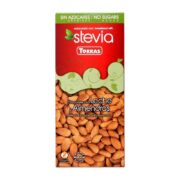 Czekolada mleczna z migdałami Stevia bez cukru 125g TORRAS