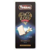 Czekolada biała z wanilią bez cukru 100g TORRAS ZERO
