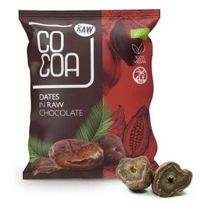 DAKTYLE W CZEKOLADZIE SUROWEJ BIO 70 g - COCOA