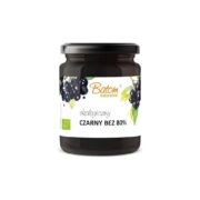 Dżem z czarnego bzu 80% słodzony sokiem jabłkowym 260g BATOM BIO - obrazek 2