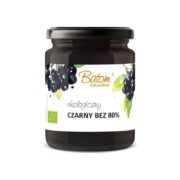 Dżem z czarnego bzu 80% słodzony sokiem jabłkowym 260g BATOM BIO