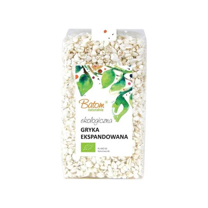 Gryka ekspandowana / do chrupania 100g BATOM BIO - obrazek 2