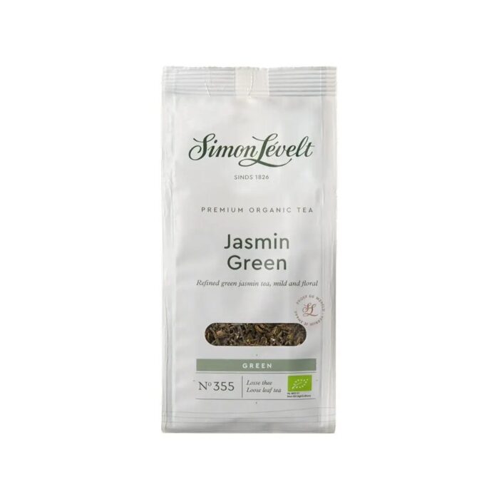 Herbata Jasmin Green zielona 90g SIMON LÈVELT BIO - obrazek 2
