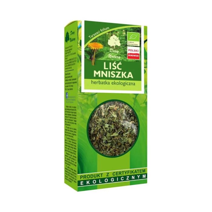 HERBATKA LIŚĆ MNISZKA BIO 25 g - DARY NATURY - obrazek 2