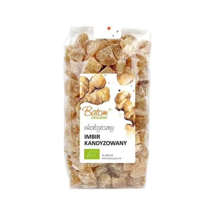 Imbir kandyzowany 1kg BATOM BIO - obrazek 2
