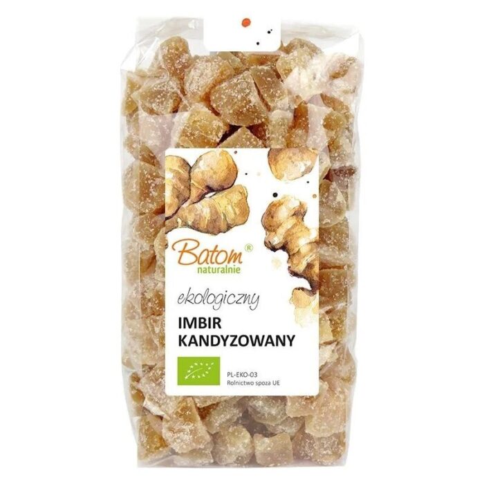 Imbir kandyzowany 1kg BATOM BIO - obrazek 1
