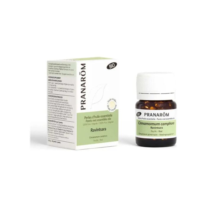 Kapsułki Ravintsara / Cinnamomum camphora kapsułki 60szt. PRANARÔM BIO suplement diety - obrazek 2
