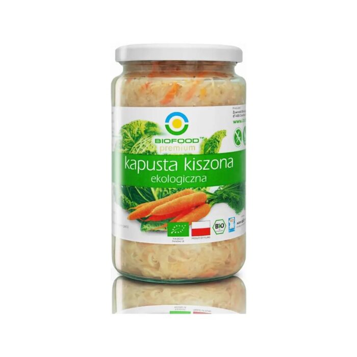 KAPUSTA KISZONA Z MARCHEWKĄ BEZGLUTENOWA BIO 700 g (500 g) - BIOFOOD - obrazek 2