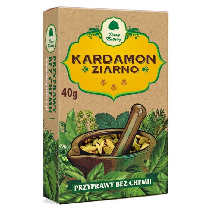 Kardamon ziarno 40g DARY NATURY - obrazek 2